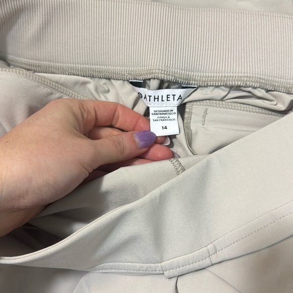 NWT Athleta BROOKLYN MID RISE ANKLE PANT Abalone Size 14 - Picture 6 of 12